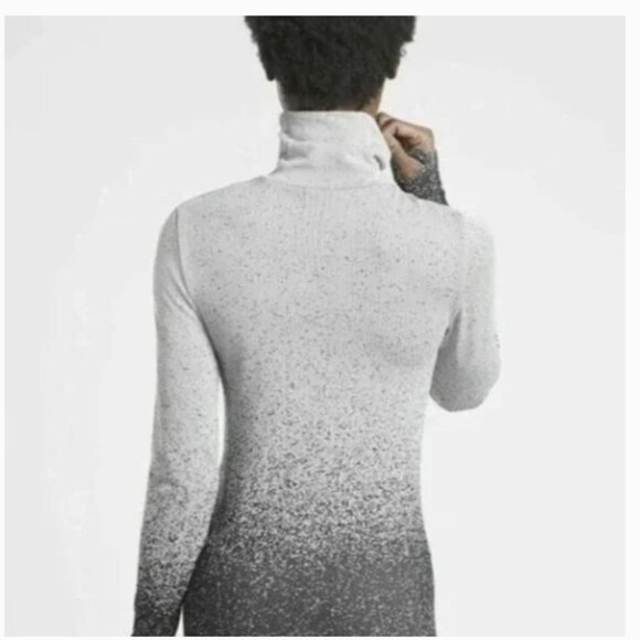ATHLETA Flurry Blizzard Turtleneck Ombre Size Small - Picture 3 of 12